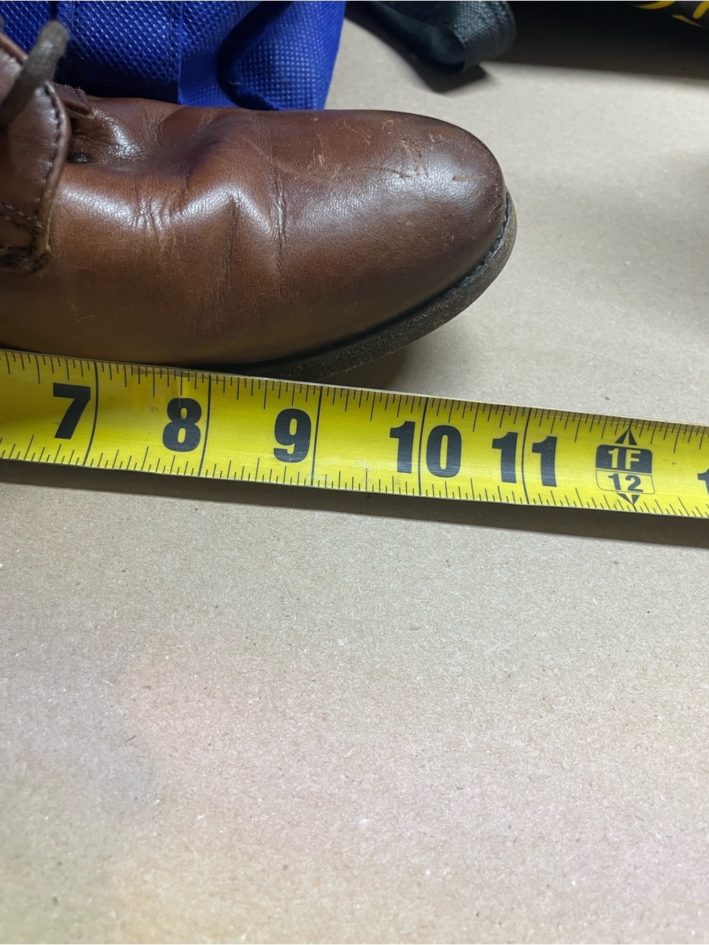 Frye Melissa Short Lace Up Side Zip Combat Engineer ankle boot Brown Leather 10 - Picture 15 of 15